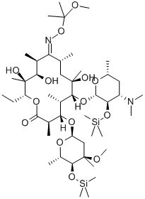 SILYLATED ERYTHROMYCIN OXIME KETAL CAS#: 119665-76-8