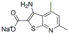SODIUM 3-AMINO-4,6-DIMETHYLTHIENO[2,3-B]PYRIDINE-2-CARBOXYLATE CAS#: 144254-93-3
