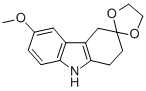 SPIRO[3H-CARBAZOLE-3,2'-[1,3]DIOXOLANE], 1,2,4,9-TETRAHYDRO-6-METHOXY- CAS#: 153865-29-3