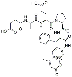 SUC-ALA-GLU-PRO-PHE-AMC CAS#: 142997-30-6