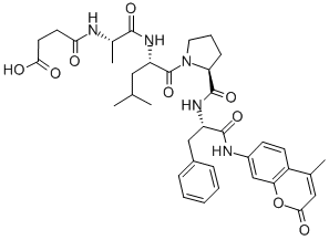 SUC-ALA-LEU-PRO-PHE-AMC CAS#: 142997-31-7