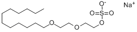Sodium 2-(2-dodecyloxyethoxy)ethyl sulphate CAS#: 3088-31-1
