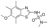 Sulfamide, N-(6-methoxy-4,5,7-trimethyl-2-benzothiazolyl)-N,N-dimethyl- CAS#: 120165-57-3