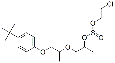 Sulfurous acid, ester, 2-chloroethyl-2-[2-[4-(1,1-dimethylethyl)phenoxy]-1-methylethoxy]-1-methylethyl ester CAS#: 3761-60-2