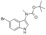 TERT-BUTYL (5-BROMO-1H-INDOL-3-YL)METHYLCARBAMATE CAS#: 339282-64-3