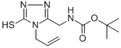 TERT-BUTYL N-[(4-ALLYL-5-MERCAPTO-4H-1,2,4-TRIAZOL-3-YL)METHYL]CARBAMATE CAS#: 306935-46-6