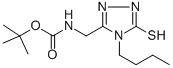 TERT-BUTYL N-[(4-BUTYL-5-MERCAPTO-4H-1,2,4-TRIAZOL-3-YL)METHYL]CARBAMATE CAS#: 306935-47-7