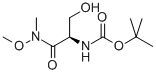 TERT-BUTYL (R)-1-(N-METHOXY-N-METHYLCARBAMOYL)-2-HYDROXYETHYLCARBAMATE CAS#: 167102-61-6