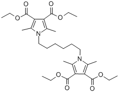 TETRAETHYL 1,1'-HEXAMETHYLENEBIS(2,5-DIMETHYL-1H-PYRROLE-3,4-DICARBOXYLATE) CAS#: 131970-79-1