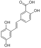TRANS-1-(3'-CARBOXY-4'-HYDROXYPHENYL)-2-(2,5-DIHYDROXYPHENYL)ETHENE CAS#: 150258-63-2