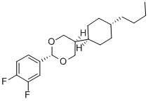 TRANS-2-(3,4-DIFLUOROPHENYL)-5-(TRANS-4-N-BUTYLCYCLOHEXYL)-1,3-DIOXANE CAS#: 132828-03-6