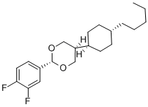 TRANS-2-(3,4-DIFLUOROPHENYL)-5-(TRANS-4-N-PENTYLCYCLOHEXYL)-1,3-DIOXANE CAS#: 133059-04-8