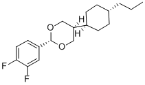 TRANS-2-(3,4-DIFLUOROPHENYL)-5-(TRANS-4-N-PROPYLCYCLOHEXYL)-1,3-DIOXANE CAS#: 133059-01-5