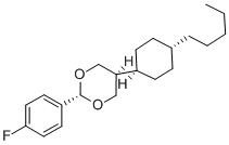 TRANS-2-(4-FLUOROPHENYL)-5-(TRANS-4-N-PENTYLCYCLOHEXYL)-1,3-DIOXANE CAS#: 133058-95-4