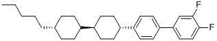 TRANS,TRANS-4''-(4''-PENTYLBICYCLOHEXYL-4-YL)-3,4-DIFLUOROBIPHENYL CAS#: 136609-96-6