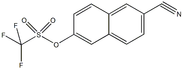TRIFLUORO-METHANESULFONIC ACID 6-CYANO-NAPHTHALEN-2-YL ESTER CAS#: 145369-29-5