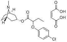 (+/-)-TROPANYL 2-(4-CHLOROPHENOXY)BUTANOATE MALEATE CAS#: 155058-71-2