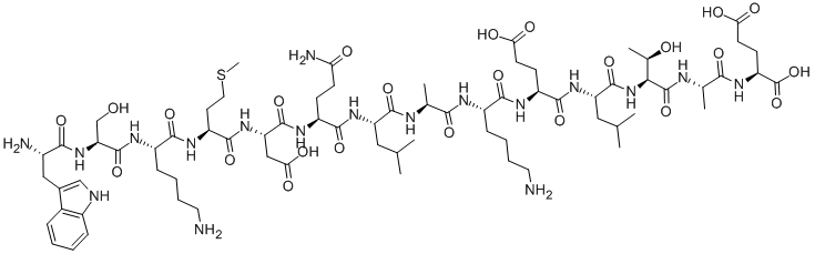 TRP-SER-LYS-MET-ASP-GLN-LEU-ALA-LYS-GLU-LEU-THR-ALA-GLU CAS#: 115136-18-0