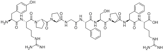 TYR-ARG-PRO-PRO-GLY-PHE-SER-PRO-PHE-ARG CAS#: 33289-76-8