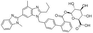 Telmisartan Acyl-b-D-glucuronide CAS#: 250780-40-6