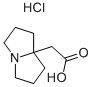 Tetrahydro-1H-pyrrolizine-7a(5H)-acetic acid hydrochloride CAS#: 124655-63-6