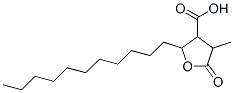 Tetrahydro-4-methyl-5-oxo-2-undecyl-3-furancarboxylic acid CAS#: 480-71-7