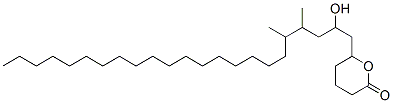 Tetrahydro-6-(2-hydroxy-4,5-dimethyltricosyl)-2H-pyran-2-one CAS#: 37577-43-8