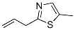 Thiazole,  5-methyl-2-(2-propenyl)-  (9CI) CAS#: 154776-22-4