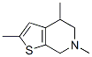 Thieno[2,3-c]pyridine, 4,5,6,7-tetrahydro-2,4,6-trimethyl- (9CI) CAS#: 123279-75-4