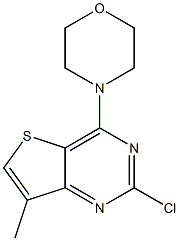 Thieno[3,2-d]pyriMidine, 2-chloro-7-Methyl-4-(4-Morpholinyl)- CAS#: 35265-88-4