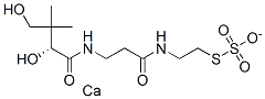 Thiosulfuric acid (H2S2O3), S-2-3-(2R)-2,4-dihydroxy-3,3-dimethyl-1-oxobutylamino-1-oxopropylaminoethyl ester, calcium salt (2:1) CAS#: 34644-00-3