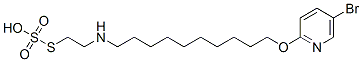 Thiosulfuric acid S-[2-[[10-[(5-bromo-2-pyridyl)oxy]decyl]amino]ethyl] ester CAS#: 41287-17-6