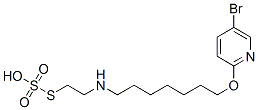 Thiosulfuric acid S-[2-[[7-[(5-bromo-2-pyridyl)oxy]heptyl]amino]ethyl] ester CAS#: 41287-15-4