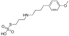 Thiosulfuric acid S-[3-[[4-(4-methoxyphenyl)butyl]amino]propyl] ester CAS#: 38914-74-8