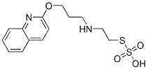 Thiosulfuric acid hydrogen S-[2-[[3-(2-quinolinyloxy)propyl]amino]ethyl] ester CAS#: 41287-22-3