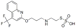 Thiosulfuric acid hydrogen S-[2-[[3-[[4-(trifluoromethyl)-2-quinolinyl]oxy]propyl]amino]ethyl] ester CAS#: 41287-23-4