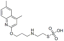 Thiosulfuric acid hydrogen S-[2-[[3-[(4,6-dimethyl-2-quinolinyl)oxy]propyl]amino]ethyl] ester CAS#: 41287-31-4