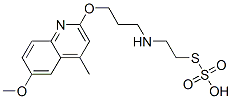 Thiosulfuric acid hydrogen S-[2-[[3-[(6-methoxy-4-methyl-2-quinolinyl)oxy]propyl]amino]ethyl] ester CAS#: 41287-33-6