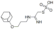 Thiosulfuric acid hydrogen S-[2-[3-[(adamantan-1-yl)oxy]propylamino]-2-iminoethyl] ester CAS#: 30771-85-8