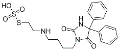 Thiosulfuric acid hydrogen S-[2-[[4-(4,4-diphenyl-2,5-dioxo-1-imidazolidinyl)butyl]amino]ethyl] ester CAS#: 39031-41-9