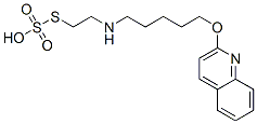 Thiosulfuric acid hydrogen S-[2-[[5-(2-quinolinyloxy)pentyl]amino]ethyl] ester CAS#: 41287-30-3