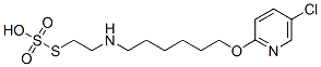 Thiosulfuric acid hydrogen S-[2-[[6-[(5-chloro-2-pyridyl)oxy]hexyl]amino]ethyl] ester CAS#: 41287-14-3