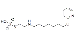 Thiosulfuric acid hydrogen S-[2-[[7-[(5-iodo-2-pyridinyl)oxy]heptyl]amino]ethyl] ester CAS#: 41287-16-5