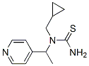 Thiourea,  N-(cyclopropylmethyl)-N-[1-(4-pyridinyl)ethyl]- CAS#: 155047-58-8