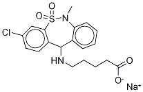 Tianeptine Metabolite MC5 Sodium Salt CAS#: 115220-11-6