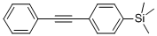 Trimethyl[4-(phenylethynyl)phenyl]silane CAS#: 136459-72-8