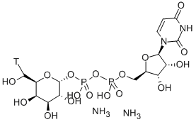 URIDINE 5'-DIPHOSPHO-GALACTOSE-[GALACTOSE-6-3H] AMMONIUM SALT CAS#: 152585-43-8