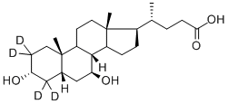 URSODEOXYCHOLIC-2,2,4,4-D4 ACID CAS#: 347841-46-7
