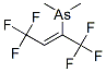 [(Z)-1,1,1,4,4,4-hexafluorobut-2-en-2-yl]-dimethyl-arsane CAS#: 4648-63-9