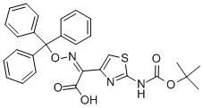 (Z)-2-(2-Boc-aminothiazole-4-yl-)-2-trityloxyiminoacetic acid CAS#: 140128-20-7